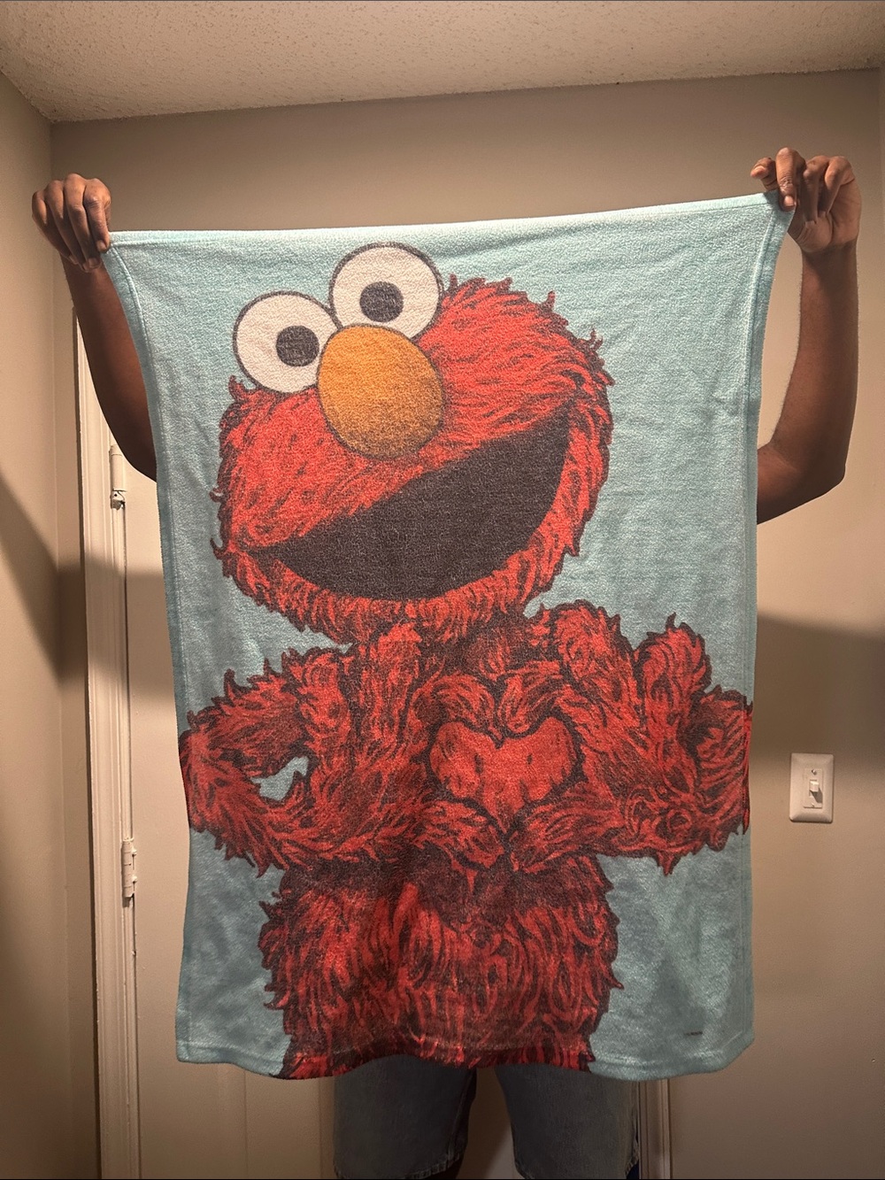 Elmo Sesame Street baby blanket